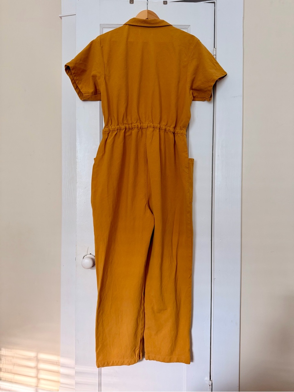Noble Mustard Zip-Front Jumpsuit XL - Picture 4 of 4